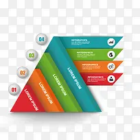 炫彩三角形图表矢量-空若网 炫彩三角形图表矢量-空若网