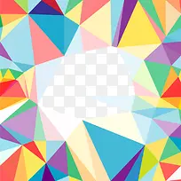 矢量多彩的几何多边形背景-空若网 矢量多彩的几何多边形背景-空若网