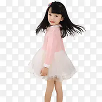 粉色时尚女童童装连衣裙-空若网 粉色时尚女童童装连衣裙-空若网