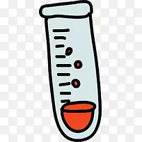 手绘卡通量筒-空若网 手绘卡通量筒-空若网