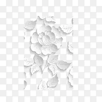 3D时尚立体花背景免抠-空若网 3D时尚立体花背景免抠-空若网