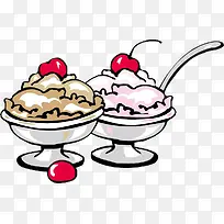 美味冰淇淋简笔画食物-空若网 美味冰淇淋简笔画食物-空若网