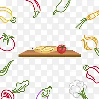 简笔画蔬菜免抠下载-空若网 简笔画蔬菜免抠下载-空若网