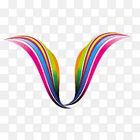 矢量彩色翅膀-空若网 矢量彩色翅膀-空若网