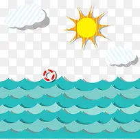 卡通大海场景-空若网 卡通大海场景-空若网