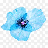 蓝色水彩墨迹-空若网 蓝色水彩墨迹-空若网