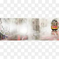 街道唯美背景-空若网 街道唯美背景-空若网