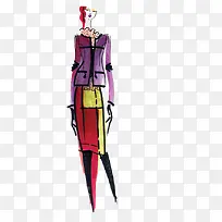 ��Լʱ��Ůװ�廭���-������