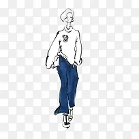 简约时尚女装插画设计-空若网 简约时尚女装插画设计-空若网