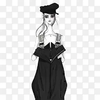 ��Լʱ��Ůװ�廭���-������