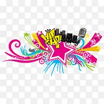 创意音响话筒时尚装饰背景-空若网 创意音响话筒时尚装饰背景-空若网