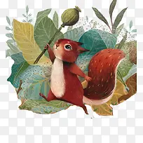 卡通小松鼠-空若网 卡通小松鼠-空若网