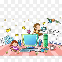 ��ͨ�廭-������