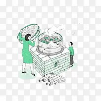 插画卖包点-空若网 插画卖包点-空若网