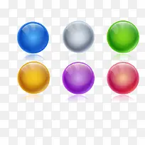 模糊彩色立体圆球-空若网 模糊彩色立体圆球-空若网