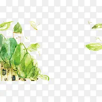 矢量水彩森林-空若网 矢量水彩森林-空若网