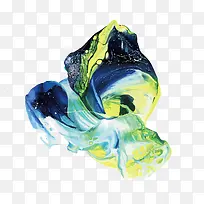 矢量油画蓝绿色块-空若网 矢量油画蓝绿色块-空若网