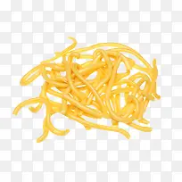 黄色散落圆形生面条-空若网 黄色散落圆形生面条-空若网