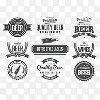 矢量啤酒标签-空若网 矢量啤酒标签-空若网