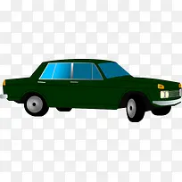 绿色的卡通小轿车-空若网 绿色的卡通小轿车-空若网