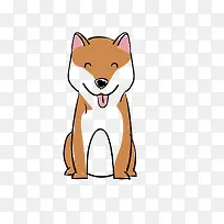 可爱的秋田犬免抠素材-空若网 可爱的秋田犬免抠素材-空若网