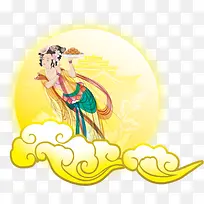 中秋节嫦娥月亮素材-空若网 中秋节嫦娥月亮素材-空若网