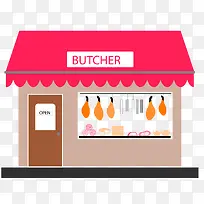 扁平化食品售卖商店设计-空若网 扁平化食品售卖商店设计-空若网