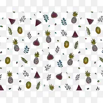 水果花纹背景图案-空若网 水果花纹背景图案-空若网