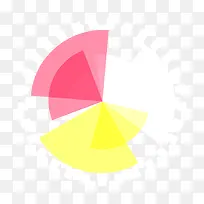 彩色扇形图表-空若网 彩色扇形图表-空若网