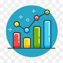 简约数据分析曲线矢量图标免抠图-空若网 简约数据分析曲线矢量图标免抠图-空若网