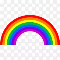 彩虹剪贴画.颜色-空若网 彩虹剪贴画.颜色-空若网