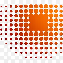 橙色清新圆点-空若网 橙色清新圆点-空若网