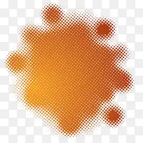 橙色圆点花纹-空若网 橙色圆点花纹-空若网