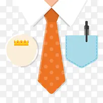 卡通男士衬衫矢量图-空若网 卡通男士衬衫矢量图-空若网