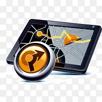 导航仪科技箭头元素-空若网 导航仪科技箭头元素-空若网