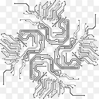 创意科技感电路线-空若网 创意科技感电路线-空若网