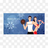 时尚女孩海报素材-空若网 时尚女孩海报素材-空若网