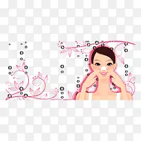 时尚女孩海报素材-空若网 时尚女孩海报素材-空若网