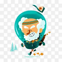 长鼻子老爷爷-空若网 长鼻子老爷爷-空若网