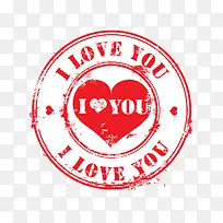 爱心印章矢量-空若网 爱心印章矢量-空若网