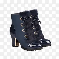 蓝色时尚短靴-空若网 蓝色时尚短靴-空若网