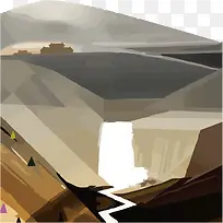 手绘山川-空若网 手绘山川-空若网