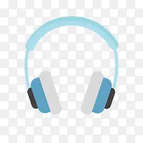 蓝色的耳麦矢量素材-空若网 蓝色的耳麦矢量素材-空若网