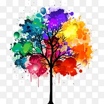 卡通手绘涂鸦树-空若网 卡通手绘涂鸦树-空若网