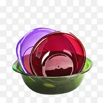 多色透明塑料洗菜盆-空若网 多色透明塑料洗菜盆-空若网