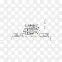 长沙天心阁矢量素材-空若网 长沙天心阁矢量素材-空若网