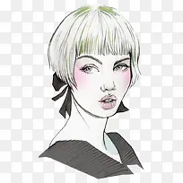 时尚女插画-空若网 时尚女插画-空若网