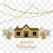 金色房屋圣诞节-空若网 金色房屋圣诞节-空若网