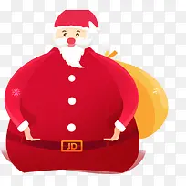 可爱胖胖圣诞老人-空若网 可爱胖胖圣诞老人-空若网