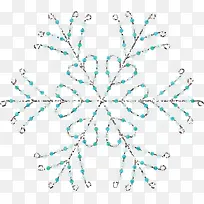 爱心圣诞雪花-空若网 爱心圣诞雪花-空若网